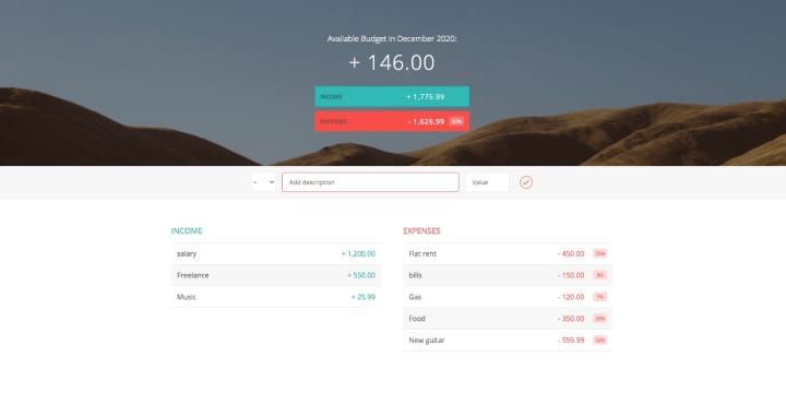 Budget app